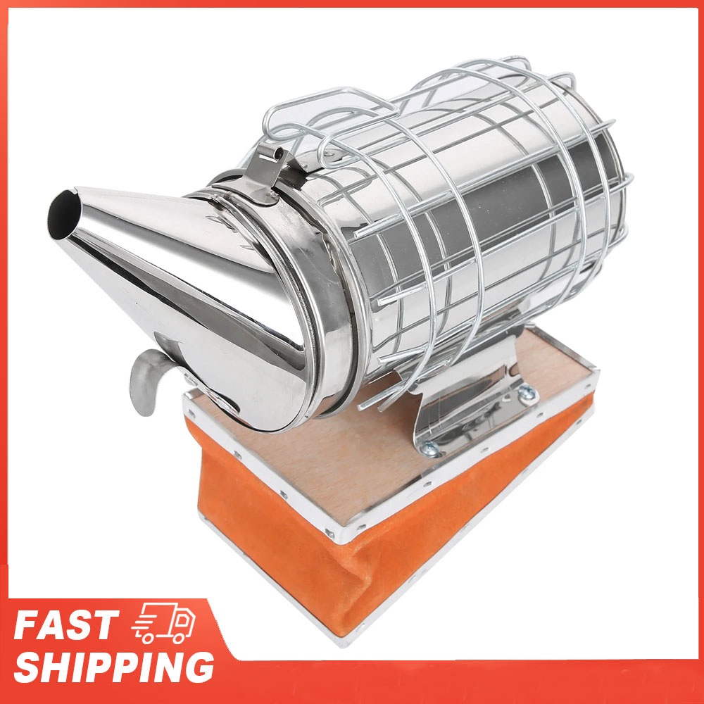 Bee Smoker Tool - Affumicatore per apicoltura Pelle di vacchetta